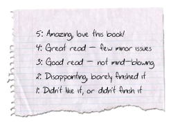 Confessions of a Book Geek Rating System