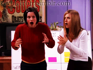 monica competitive friends gif