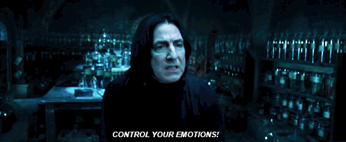 Control Your Emotions Snape Gif