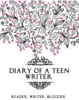 Diary of a Teen Writer Button
