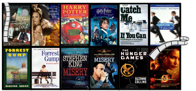 Books to Movies Giveaway