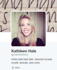 Kathleen Hale Twitter Image and Profile