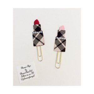 Lipstick Paperclip Bookmarks