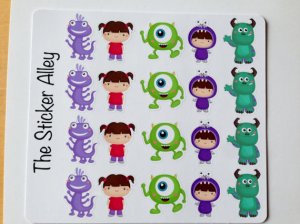 Monsters Inc Stickers