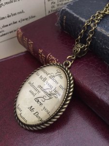 Pride and Prejudice Necklace
