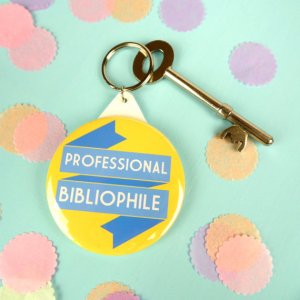 Professional Bibliophile Keyring