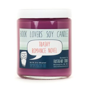 Trashy Romance Novel Candle