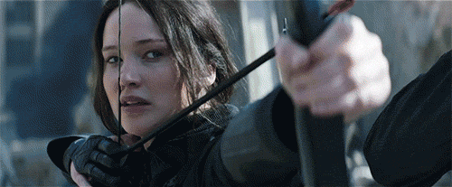 Katniss Everdeen Bow and Arrow Gif